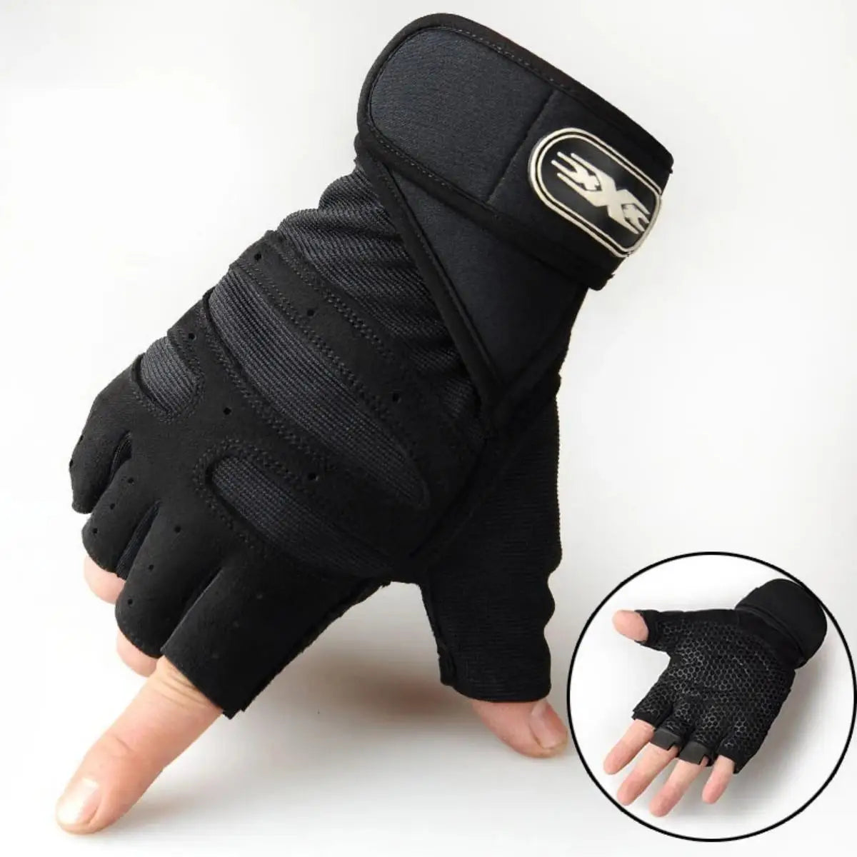 Fitness Gym Gloves with Wrist Support – Men & Women