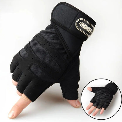 Fitness Gym Gloves with Wrist Support – Men & Women