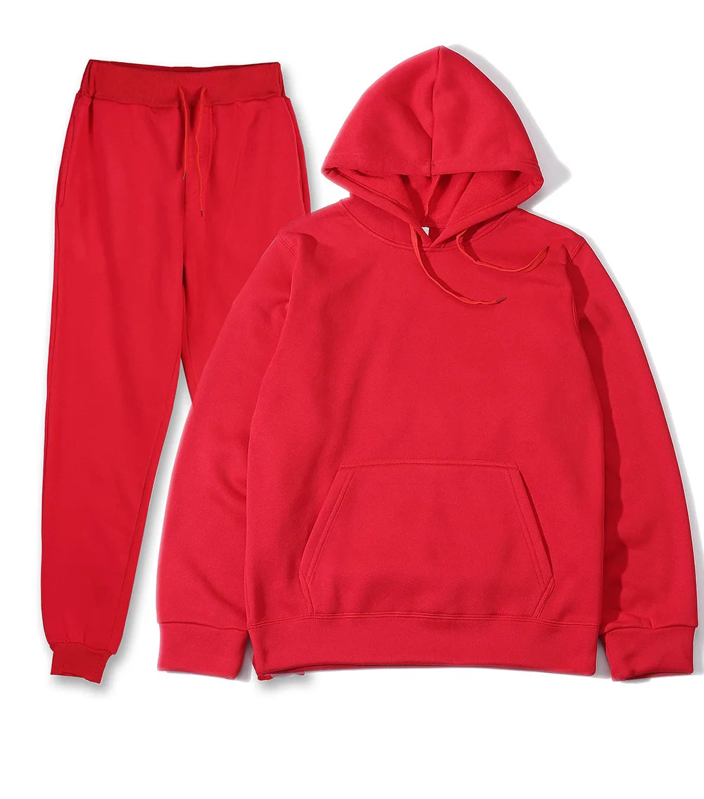 Unisex Hoodie & Sweatpants Sports Set