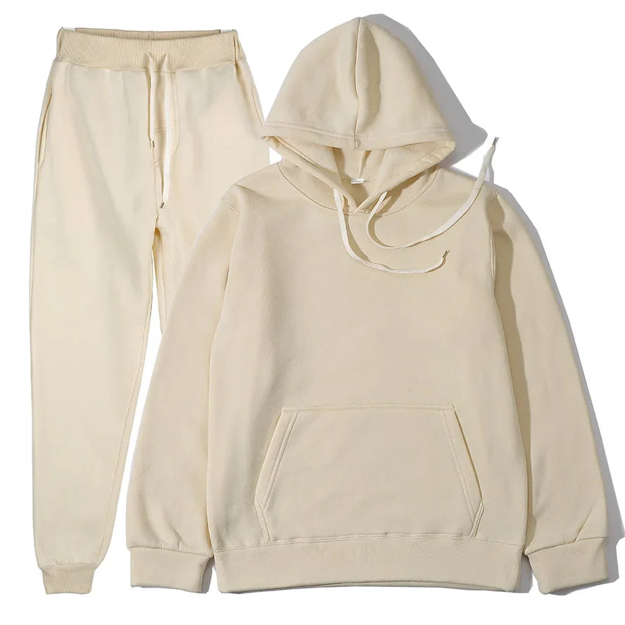 Unisex Hoodie & Sweatpants Sports Set