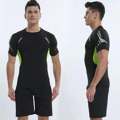 Athletic Running Compression Top – Men’s Sport Workout Shirt