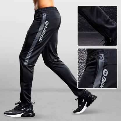 Men’s Fitness Leggings Joggers – Zipper Pocket Workout Pants