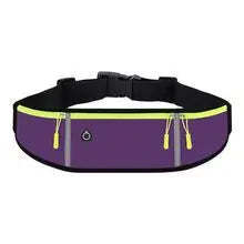 Lightweight Running Waist Pack – Triple Pocket Waterproof Bag