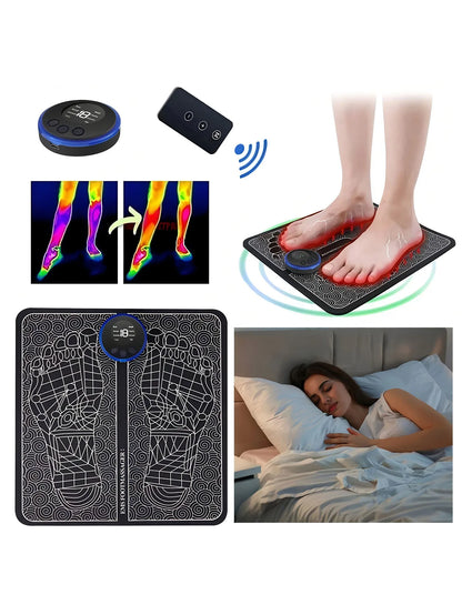 Portable EMS Foot Massage Pad – Home Relaxation Therapy Tool