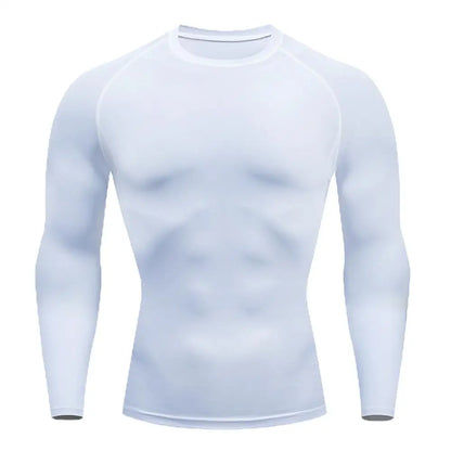 Men’s Compression Gym Shirt – Quick Dry Long Sleeve Training Top