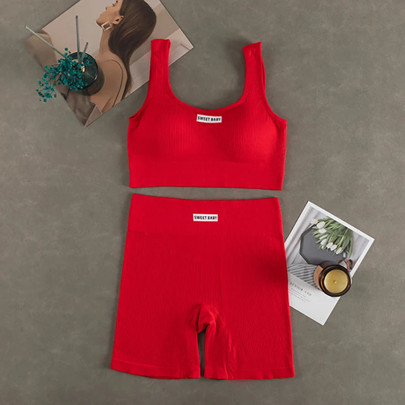 Women’s Yoga Bra & High Waist Leggings Set