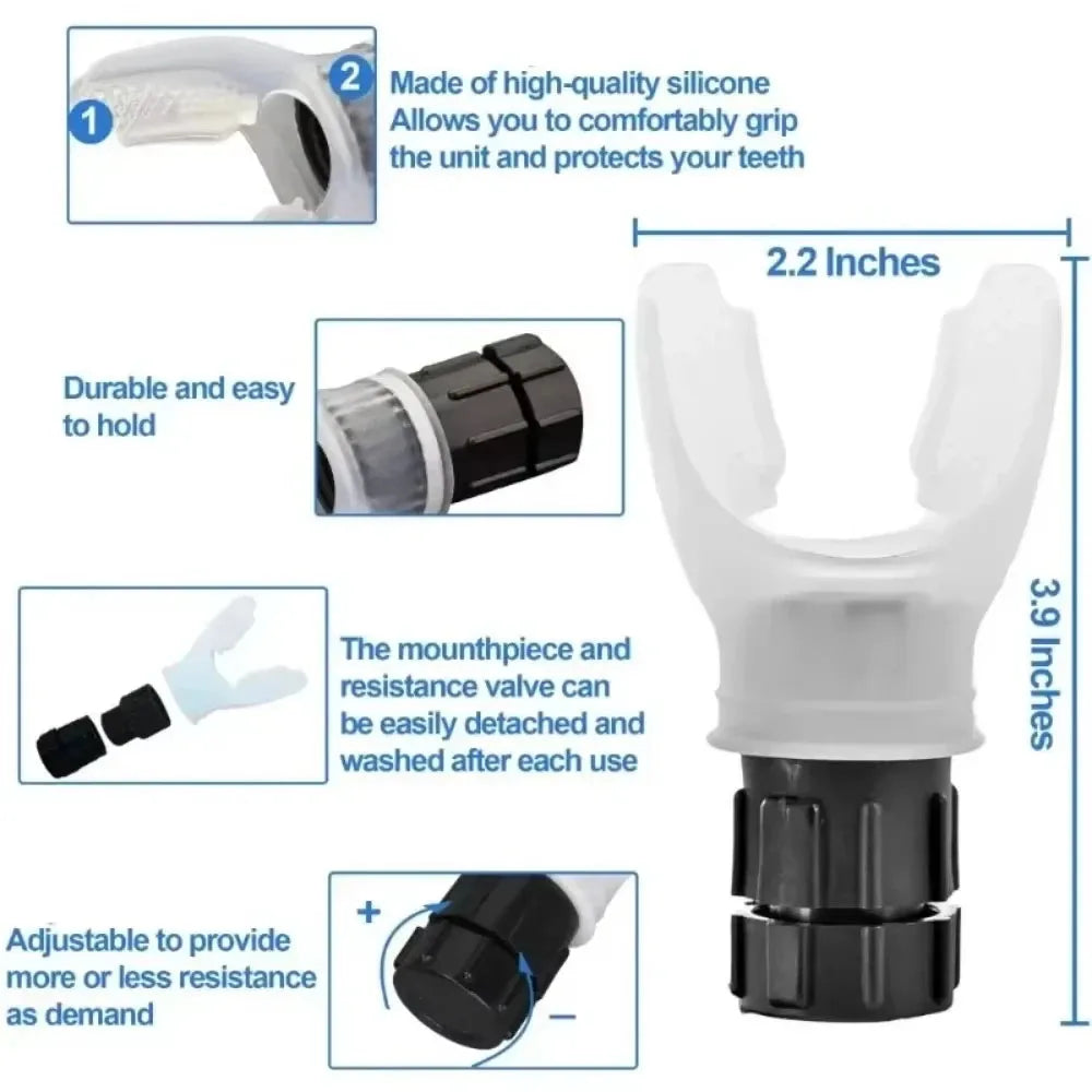 Breath Control Exerciser – Fitness Lung Capacity Training Tool