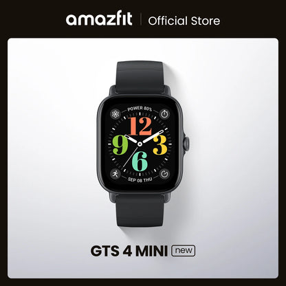 Amazfit GTS 4 Mini Smartwatch – Alexa & 150 Sports Modes