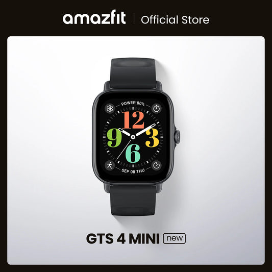 Amazfit GTS 4 Mini Smartwatch – Alexa & 150 Sports Modes