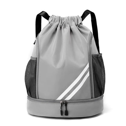 Drawstring Sports Backpack – Gym & Football Carry Bag