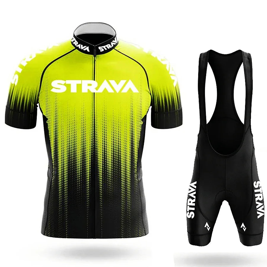 Men’s Road Bike Sportswear Set – Cycling Jersey & Shorts