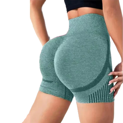 Fitness Yoga Shorts – Women’s High Waist Running Sports Shorts