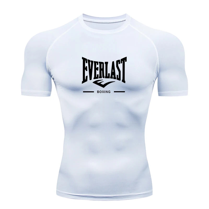 Men’s Workout T-Shirt – Compression Sportswear Training Top