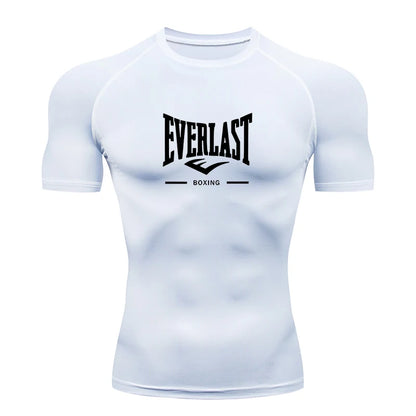 Men’s Workout T-Shirt – Compression Sportswear Training Top