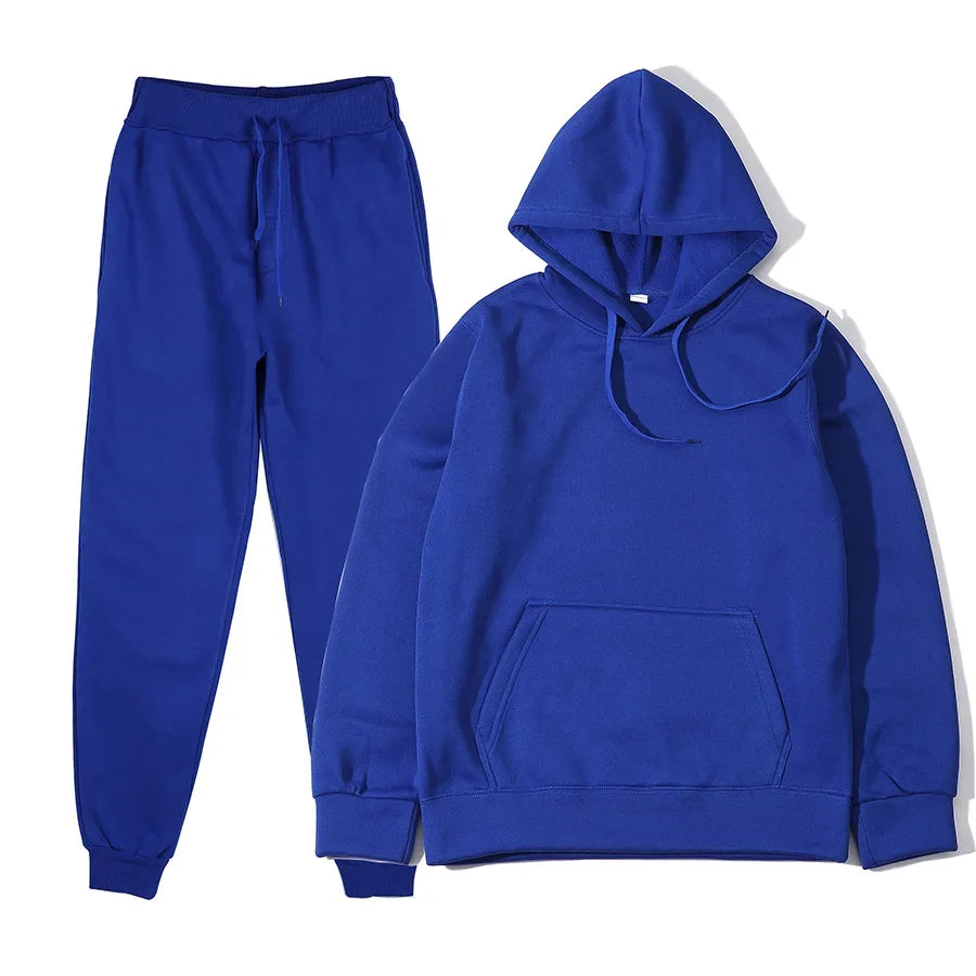 Unisex Hoodie & Sweatpants Sports Set