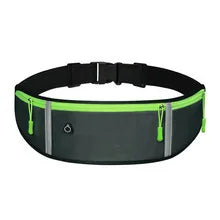 Lightweight Running Waist Pack – Triple Pocket Waterproof Bag