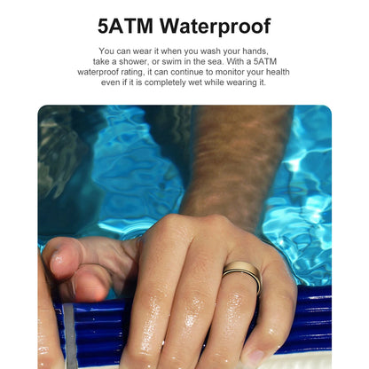 Smart Health Ring – Sleep, HR & Activity Tracking with Charging Dock (Unisex)