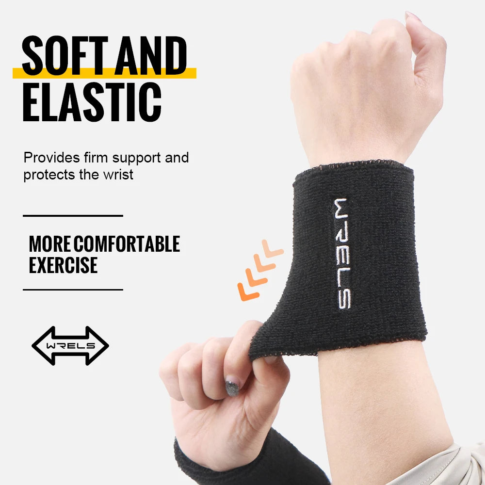 Breathable Wrist Sweatbands – Sports & Gym Absorption Bands