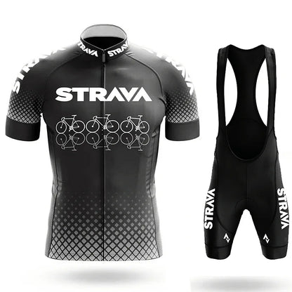 Men’s Road Bike Sportswear Set – Cycling Jersey & Shorts