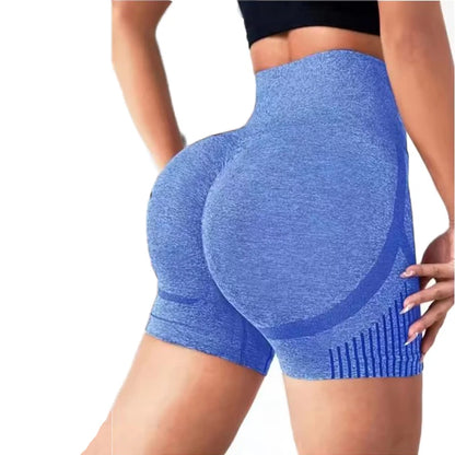 Fitness Yoga Shorts – Women’s High Waist Running Sports Shorts
