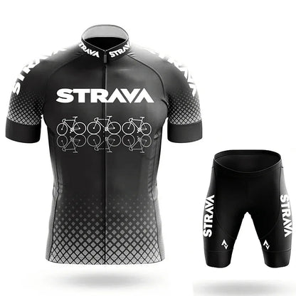 Men’s Road Bike Sportswear Set – Cycling Jersey & Shorts