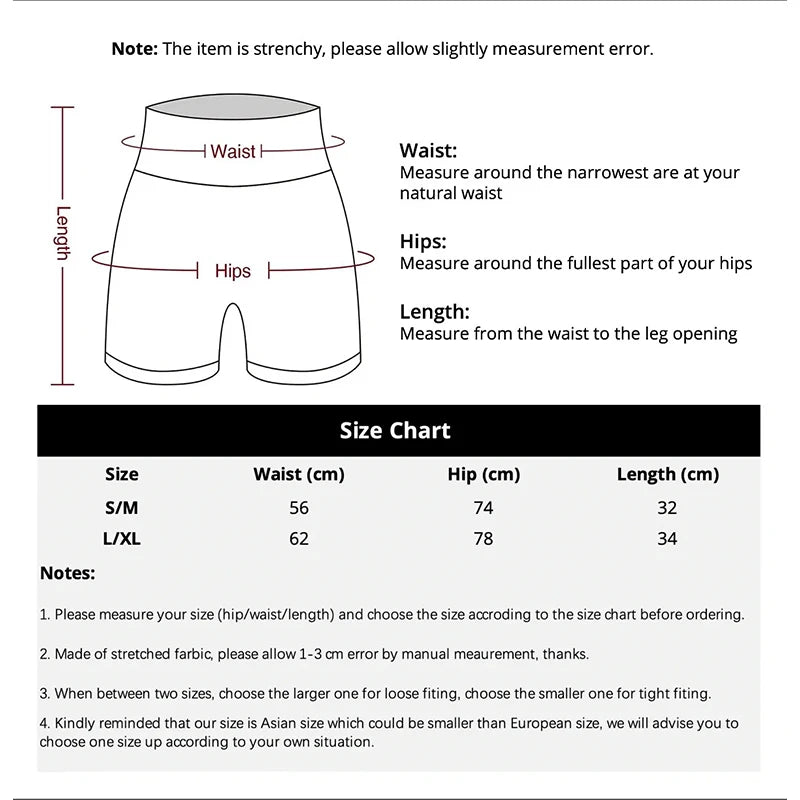 Fitness Yoga Shorts – Women’s High Waist Running Sports Shorts