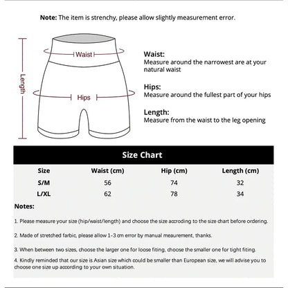 Fitness Yoga Shorts – Women’s High Waist Running Sports Shorts