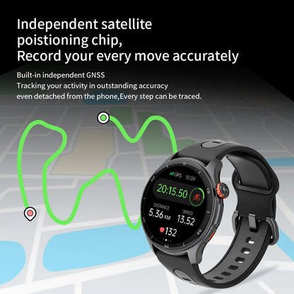 iGPSPORT Fitness Watch – 50+ Workout Tracking Smartwatch