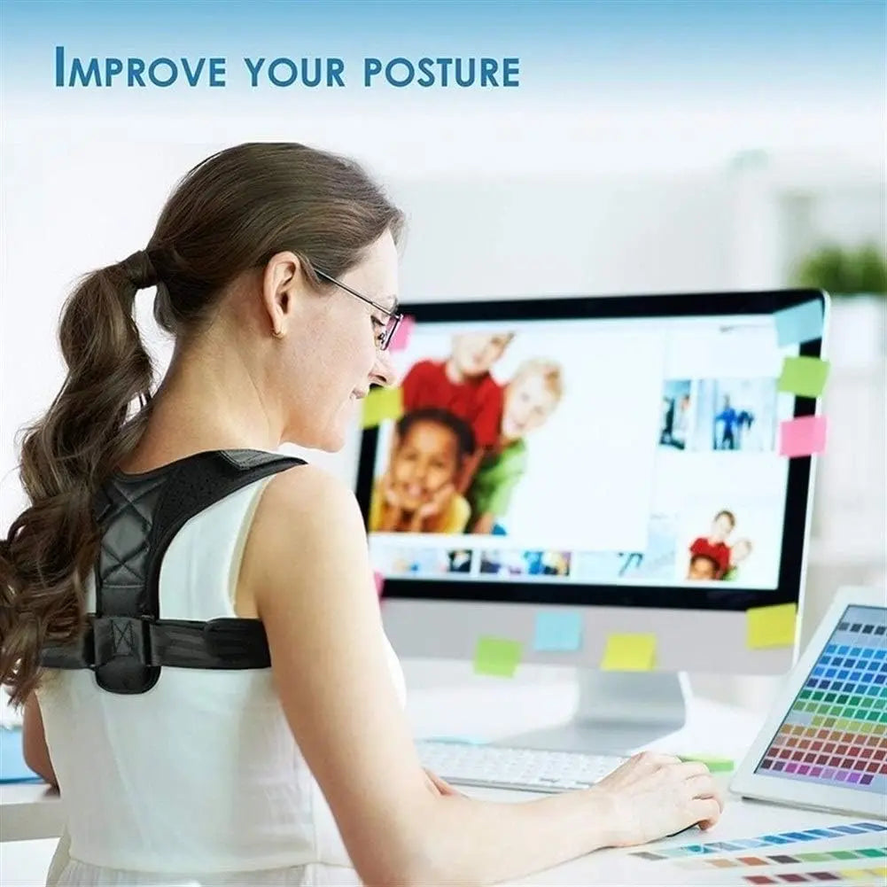 Adjustable Posture Corrector – Spine & Shoulder Support Strap