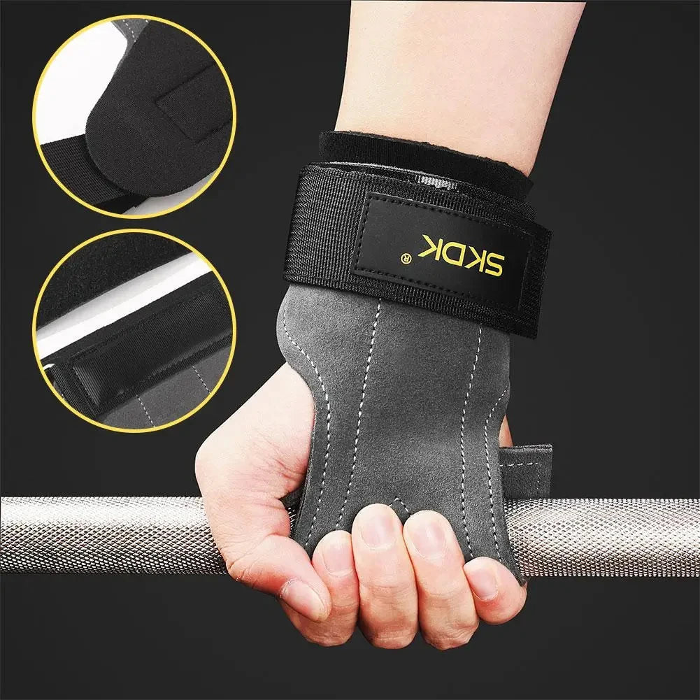 Heavy-Duty Fitness Gloves – Grip & Wrist Support (2PCS)