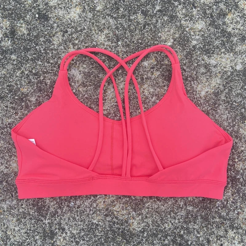 Women’s Padded Sports Bra – High Support Yoga & Gym Top