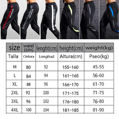 Men’s Fitness Leggings Joggers – Zipper Pocket Workout Pants