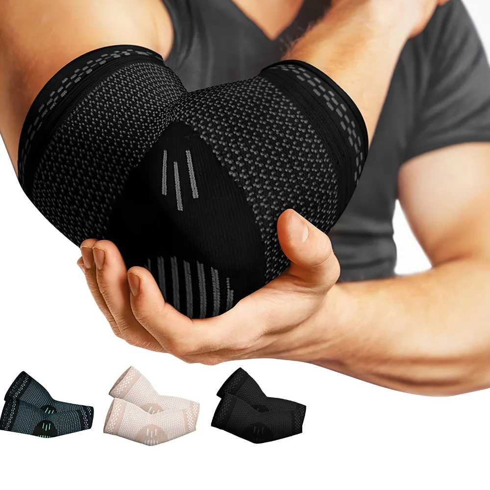 Elastic Arm Elbow Brace – Pain Relief & Support Sleeve