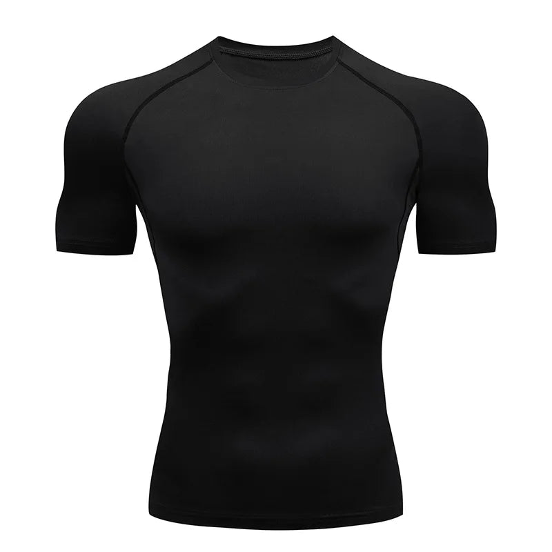 Athletic Running Compression Top – Men’s Sport Workout Shirt
