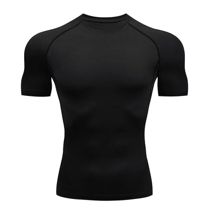 Athletic Running Compression Top – Men’s Sport Workout Shirt