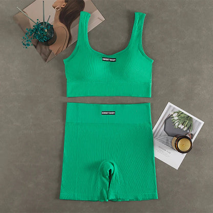 Women’s Yoga Bra & High Waist Leggings Set