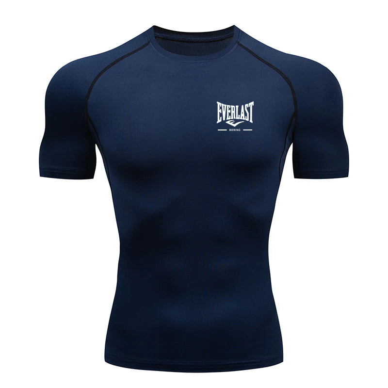 Men’s Workout T-Shirt – Compression Sportswear Training Top