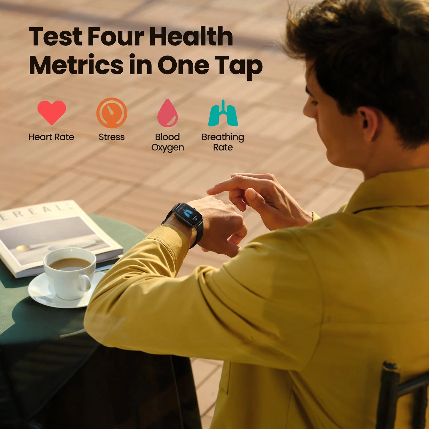 Amazfit GTS 4 Mini Smartwatch – Alexa & 150 Sports Modes