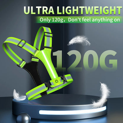 High-Visibility Reflective Vest – Night Walking & Cycling Safety