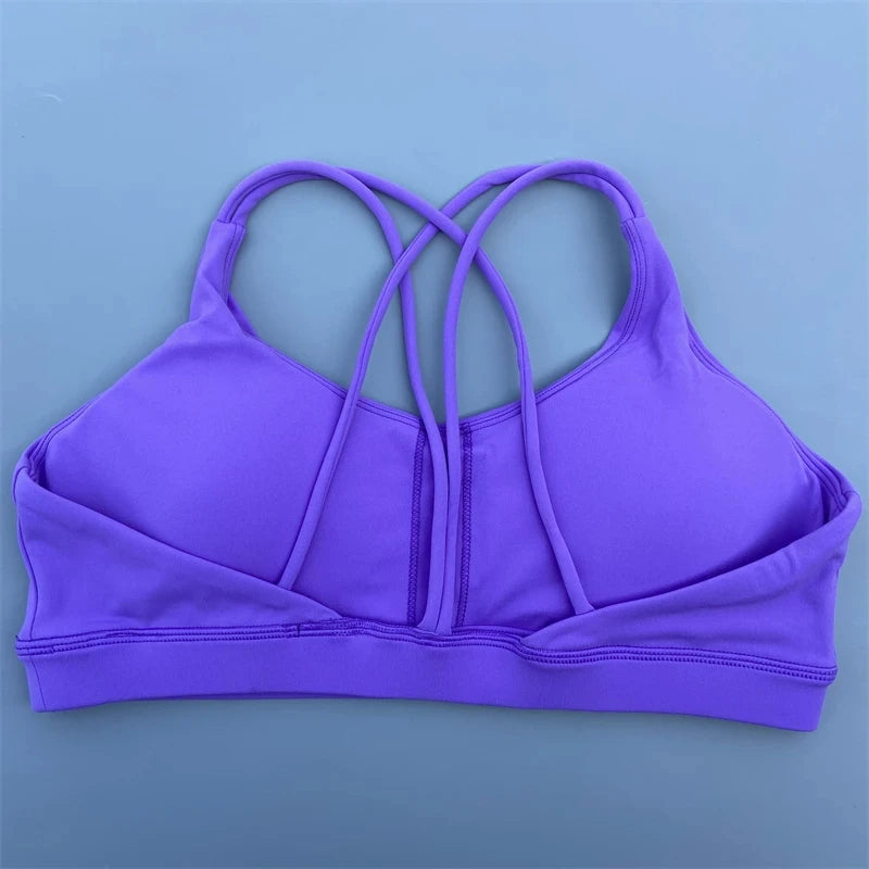Women’s Padded Sports Bra – High Support Yoga & Gym Top