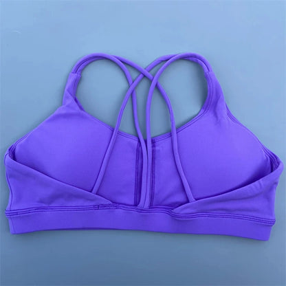 Women’s Padded Sports Bra – High Support Yoga & Gym Top