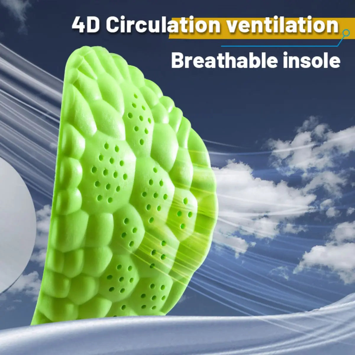 Sport Cushion Insoles – High Stretch Shock Absorption Pads