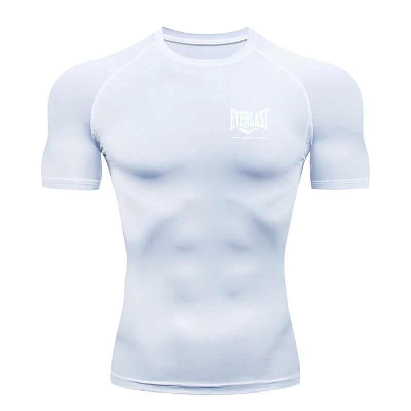 Men’s Workout T-Shirt – Compression Sportswear Training Top