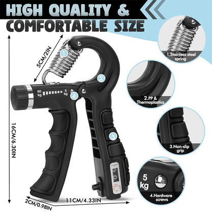 Fitness Grip Trainer – Adjustable Resistance Hand Strengthener