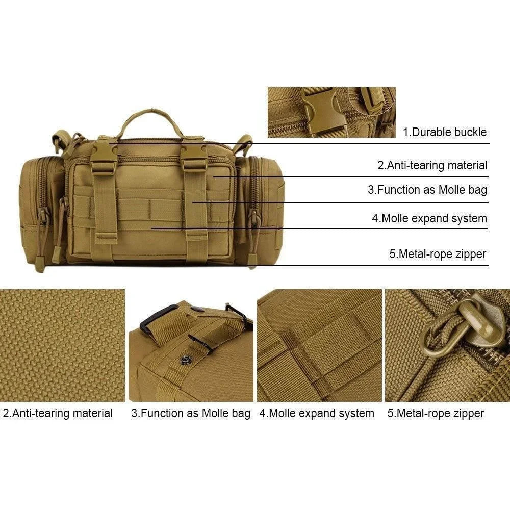 Hiking & Hunting Chest Bag – Multi-Pocket Waist Pack