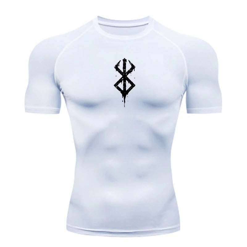 Men’s Quick-Dry Compression Shirt – Gym & Running Fitness Tee