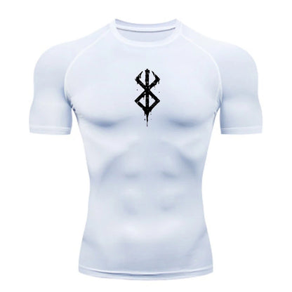 Men’s Quick-Dry Compression Shirt – Gym & Running Fitness Tee