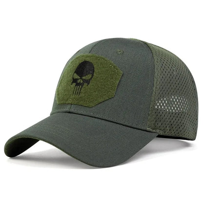 Street Style Skull Cap – Adjustable Sunscreen Hat