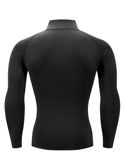 Men’s Quick-Dry Gym Shirt – Slim Fit Long Sleeve Training Top