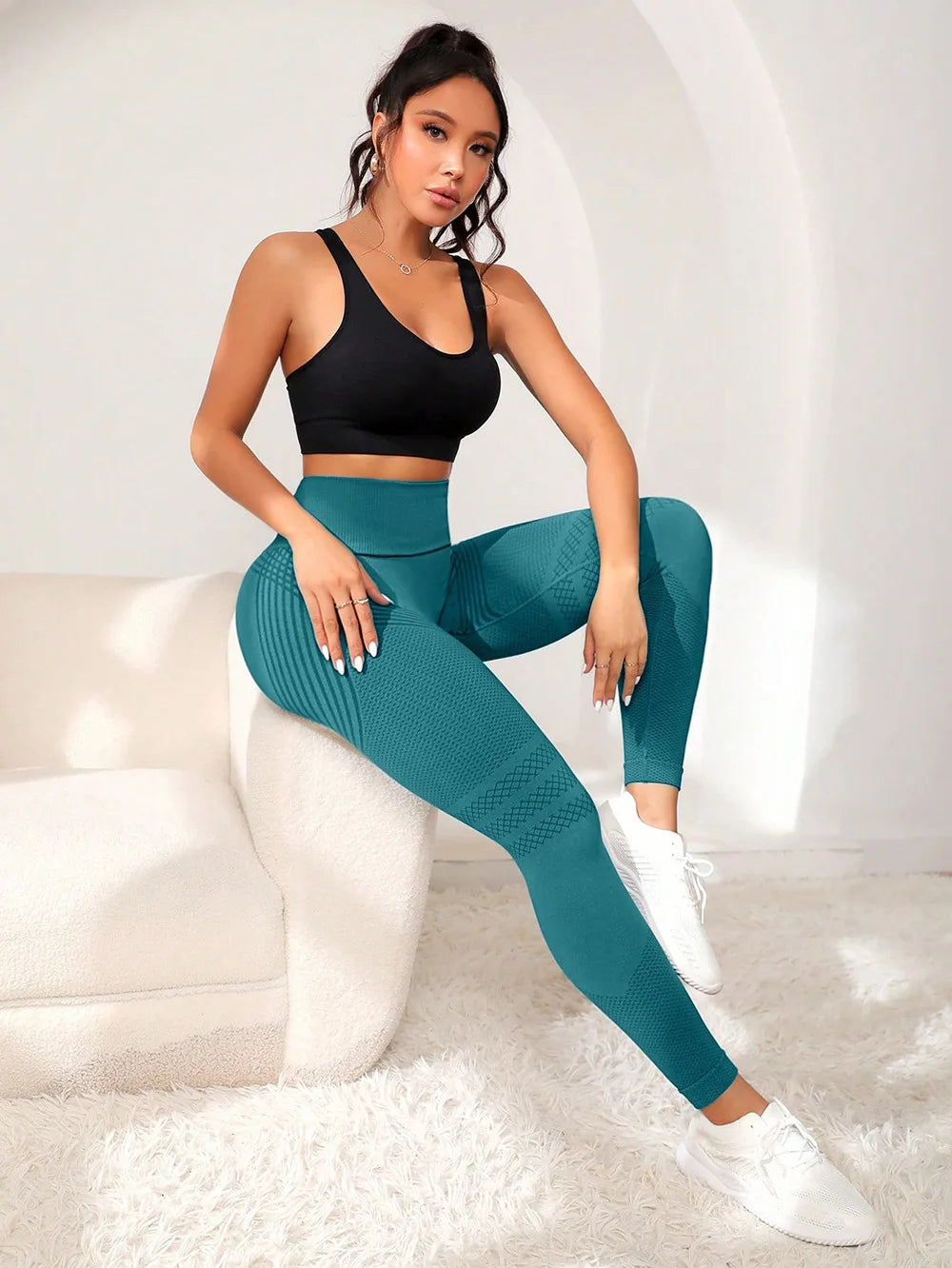 Women’s High Waist Yoga Pants – Butt Lift Fitness & Running Leggings
